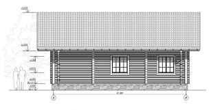 Дома из бруса (200*150) - проект №855