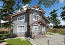 Дом из бруса (190х150) - проект № 990